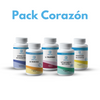 Pack corazón; Varios frascos para el cuidado del corazón.