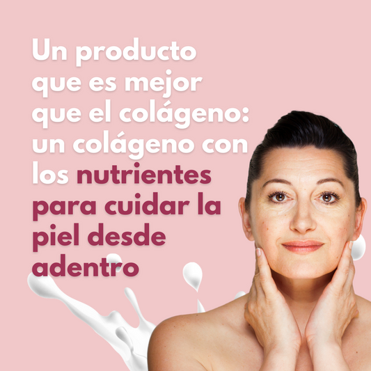 Colágeno hidrolizado X 1; Anuncio informativo sobre un suplemento.