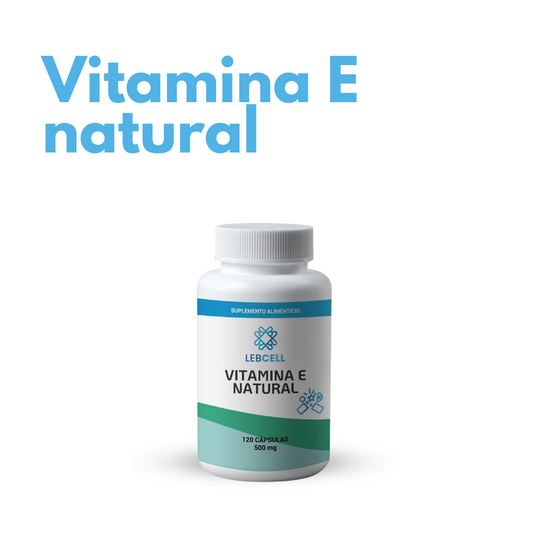 Vitamina E natural; Un suplemento a base de tocoferoles y tocotrienoles.