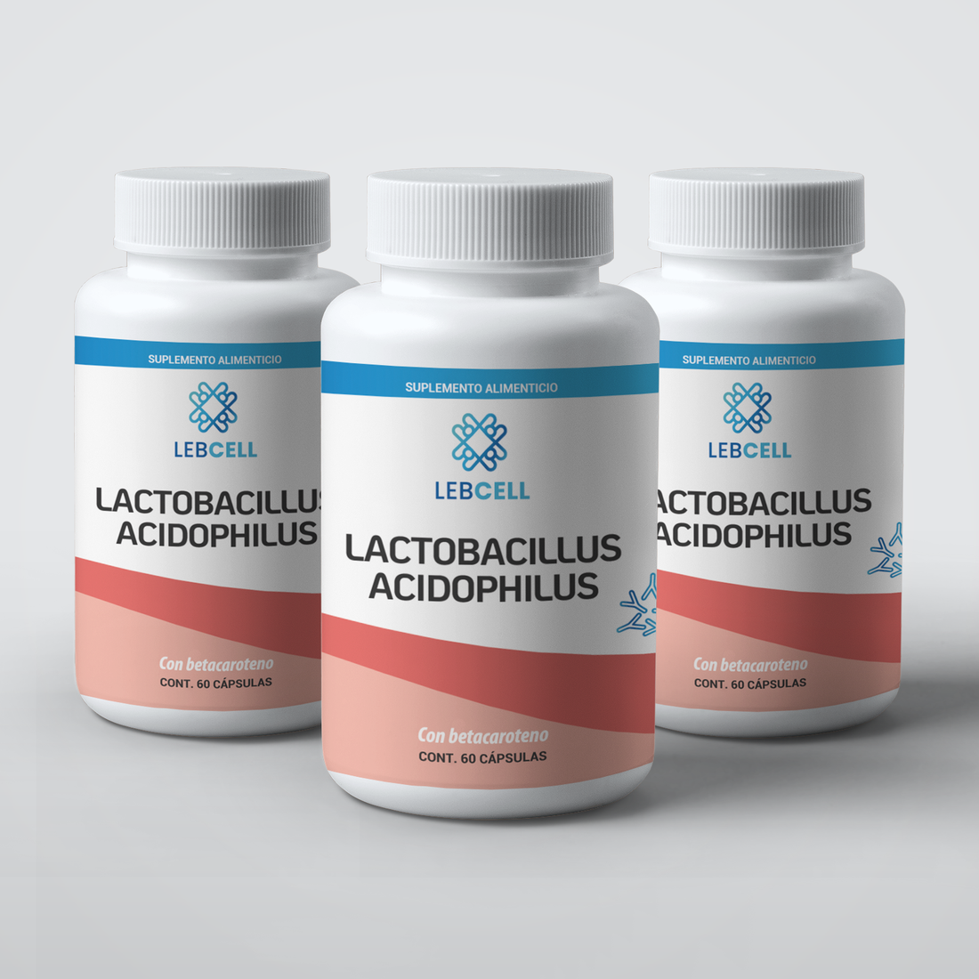 3 envases del COMBO Lactobacillus